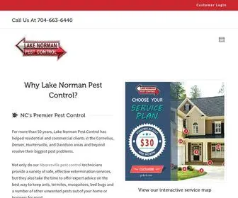 Lakenormanpest.com(Pest Control & Extermination) Screenshot