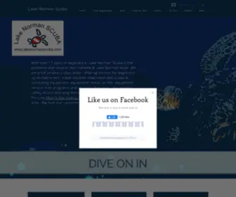 Lakenormanscuba.com(Dive On In With Lake Norman Scuba) Screenshot