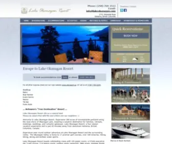 Lakeokanagan.com(Kelowna Resorts) Screenshot