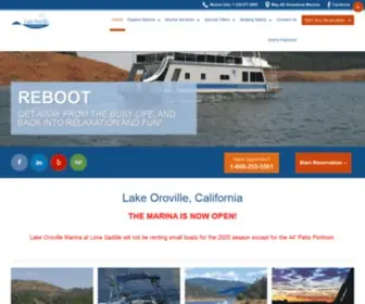 Lakeorovillemarina.com(Lake Oroville Marina on Lake Oroville) Screenshot