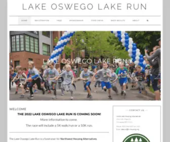 Lakeoswegolakerun.org(Lake Oswego Lake Run) Screenshot