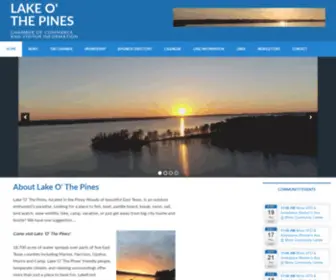 Lakeothepines.com(Lake O' The Pines) Screenshot