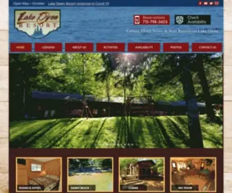 Lakeowenresort.com(Lake Owen) Screenshot