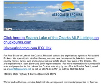 Lakeozarkshomes.com(Lake of the Ozarks Real Estate) Screenshot