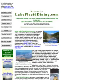 Lakeplaciddining.com(Lake Placid Dining) Screenshot