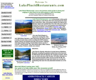 Lakeplacidrestaurants.com(Lake Placid Restaurants) Screenshot