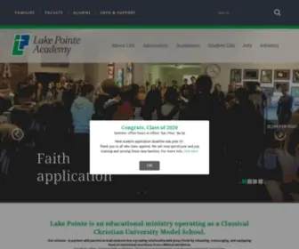 Lakepointeacademy.com(Lake Pointe Academy) Screenshot