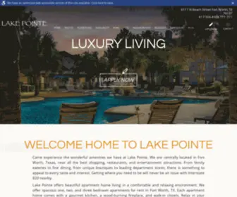 Lakepointeapts-Fossilcreek.com(Lake Pointe) Screenshot