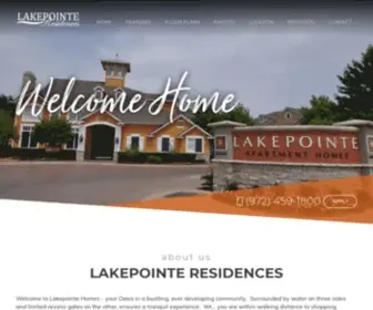 Lakepointeresidences.com(Lakepointe Residences) Screenshot