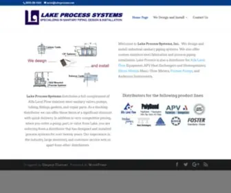 Lakeprocess.com(Lake Process Systems Inc) Screenshot