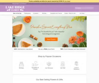 Lakeridgeflorist.com(Lake Ridge Florist) Screenshot