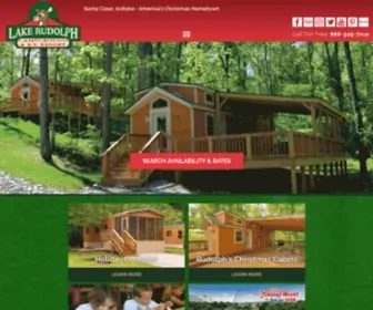 Lakerudolph.com(Lake Rudolph Campground & RV Resort Next to Holiday World) Screenshot