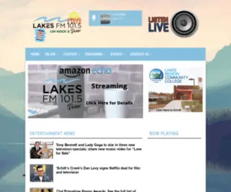 Lakes1015.com(Lakes 101.5 FM) Screenshot