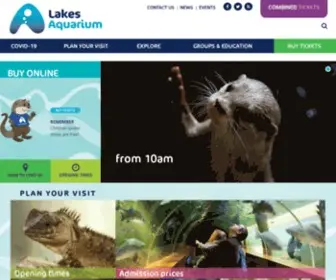 Lakesaquarium.co.uk(Lakes Aquarium) Screenshot