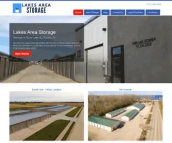 Lakesareaselfstorage.com(Lakes Area Storage) Screenshot