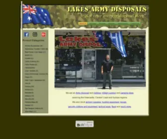 Lakesarmy.com.au(Lakes Army Disposal) Screenshot