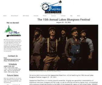 Lakesbluegrassfestival.com(Lakes Bluegrass Festival Home) Screenshot