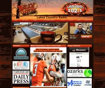 Lakescountry1021.com(Lakes Country 102.1) Screenshot