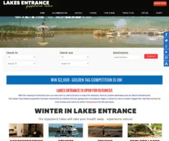 Lakesentrance.com(Lakes Entrance Accommodation) Screenshot