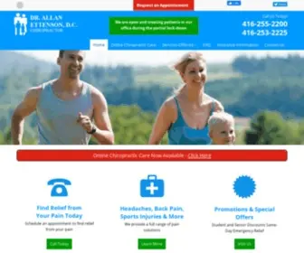 Lakeshorechiropractor.ca(Chiropractic Clinic Etobicoke) Screenshot