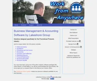Lakeshoregroup.com(Business Management Software by Lakeshore Group) Screenshot