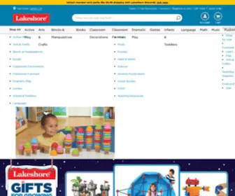 Lakeshorelearning.com(School Supplies and Teacher Store) Screenshot