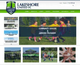 Lakeshoreunitedfc.org(Lakeshore United FC) Screenshot