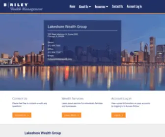 Lakeshorewealthgroup.com(Riley Wealth Management) Screenshot