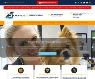 Lakesideanimal.com(Fort Lauderdale) Screenshot