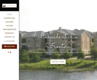 Lakesideatlafrontera.com(Apartments for Rent in Round Rock) Screenshot