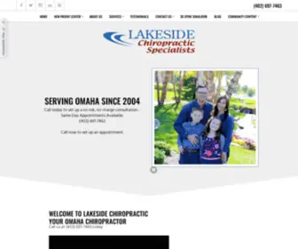 Lakesidechiropractic.net(Chiropractor Omaha) Screenshot