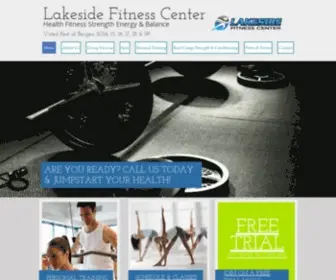 Lakesidefitnessclub.com(Lakeside fitness center) Screenshot