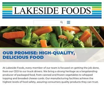 Lakesidefoods.com(Lakeside Foods) Screenshot