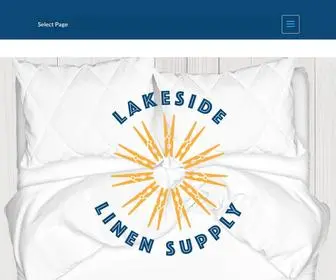 Lakesidelinensupply.com(Fresh Vacation Linens Delivered Directly to You) Screenshot