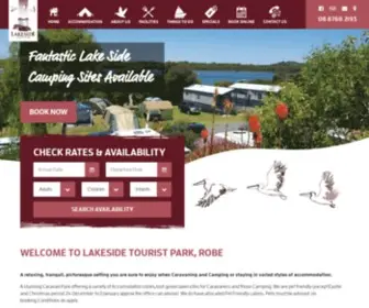 Lakesiderobe.com.au(Lakeside Tourist Park Robe) Screenshot