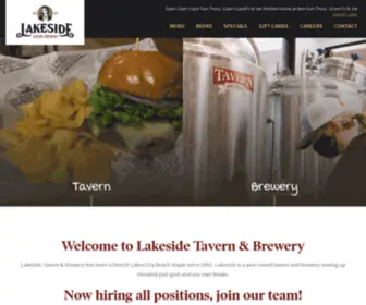 Lakesidetaverndl.com(Lakeside Tavern) Screenshot