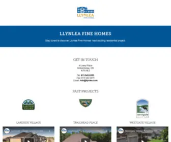 Lakesidevillagekingston.com(Llynlea Fine Homes) Screenshot