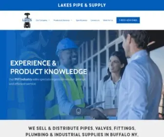 Lakespipe.com(Sales & Distribution of Pipe) Screenshot
