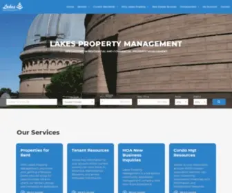 LakespropertymGt.com(Lakes Property Management) Screenshot