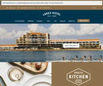 Lakesresorthotel.com.au(Lakes Resort Hotel) Screenshot