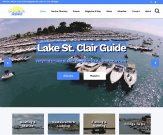 Lakestclairguide.com(Lake St) Screenshot