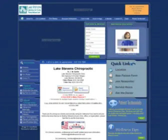 Lakestevenschiro.com(Chiropractor in) Screenshot