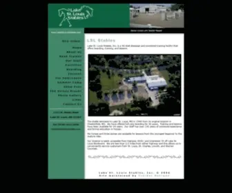 Lakestlouisstables.com(Lake St) Screenshot