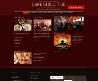 Lakestpub.com(Lake Street Pub) Screenshot
