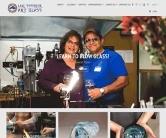 Lakesuperiorartglass.com(Minnesota's Premier Glass Art Gallery and Studio) Screenshot