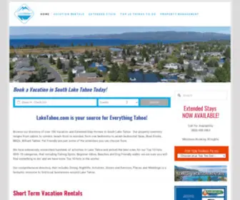 Laketahoe.com(Lake tahoe) Screenshot