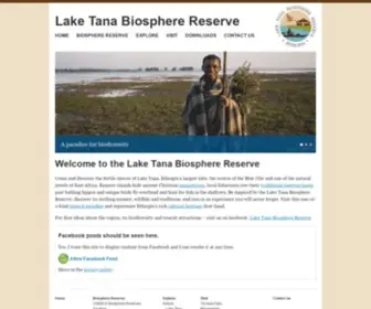 Laketana-Biosphere.com(The Lake Tana Biosphere Reserve) Screenshot