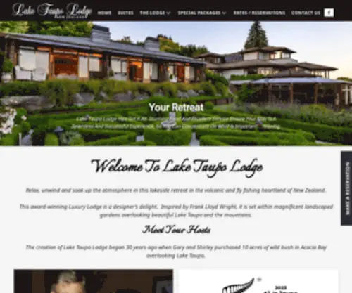 Laketaupolodge.co.nz(Lake Taupo Lodge) Screenshot