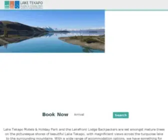 Laketekapo-Accommodation.co.nz(Lake Tekapo Motels & Holiday Park) Screenshot