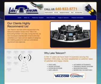 Laketelecom.com(Lake Telecom) Screenshot